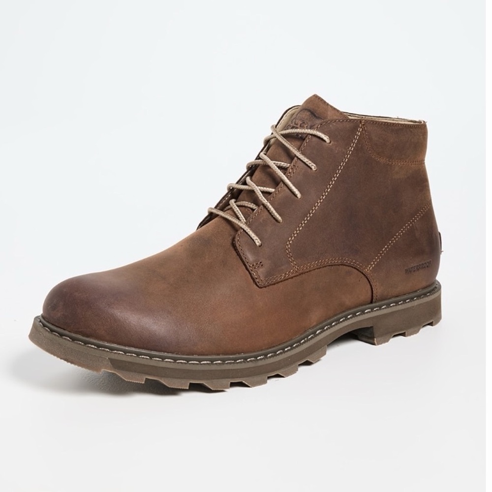 NWT Sorel Madson II Chukka Boots Tobacco Brown Leather Size 13